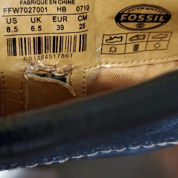 Fossil Slouchy Women Boots Size 8.5 - Picture 13 of 15